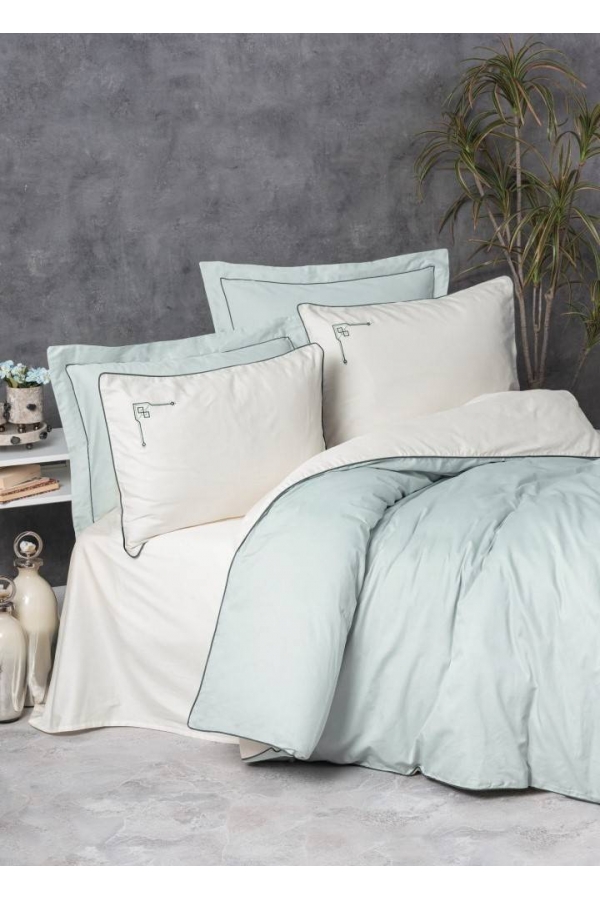 Cotton Box Elite Saten Vanko Mint Çift K. Nevresim Tk.
