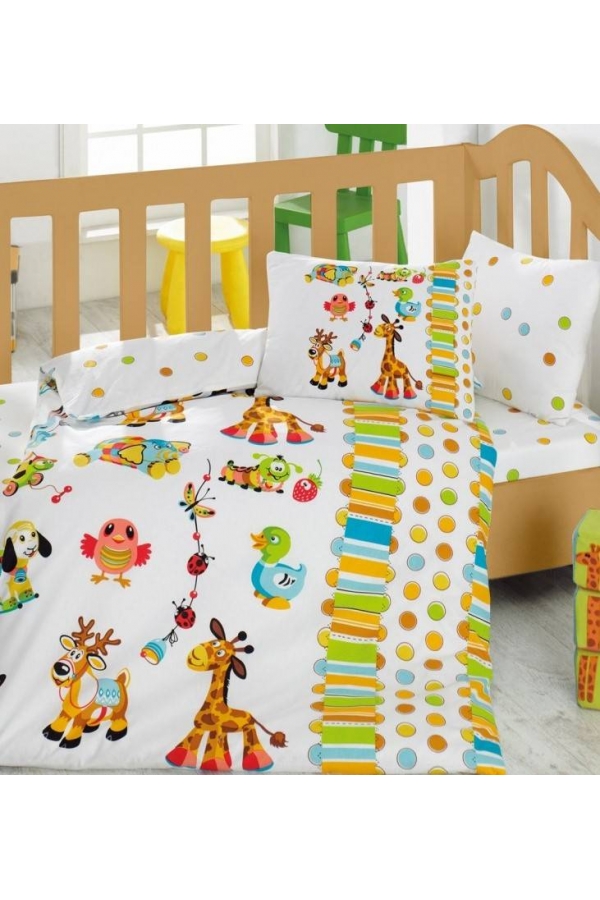 Cotton Box Baby Oyun Bahçesi Turkuaz Nevresim Takımı
