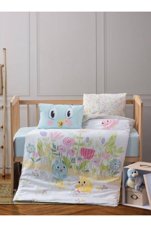Cotton Box Baby Jolly Mavi Nevresim Takımı