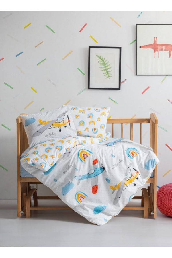 Cotton Box Baby Sky Mavi Nevresim Takımı