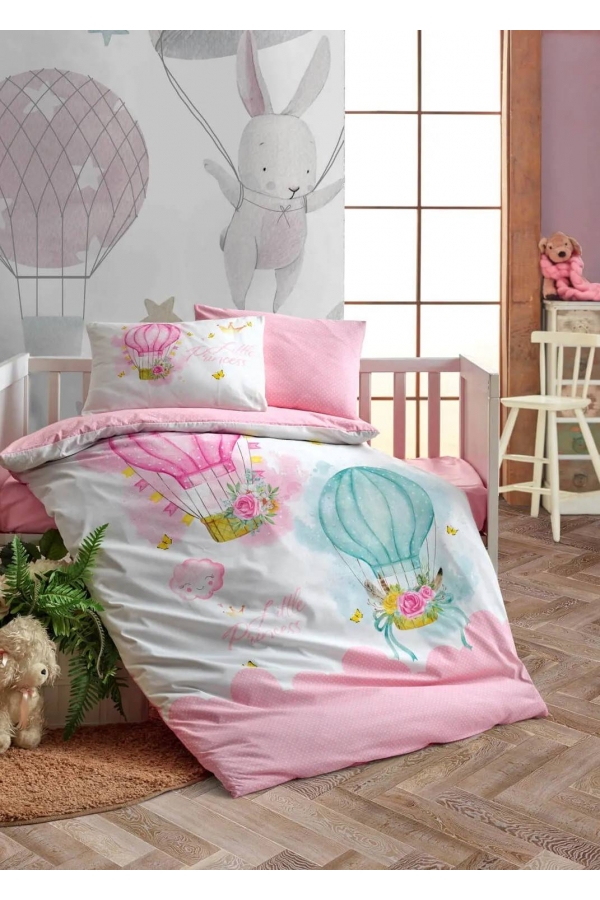 Cotton Box Baby Little Princess Pembe Nevresim Takımı
