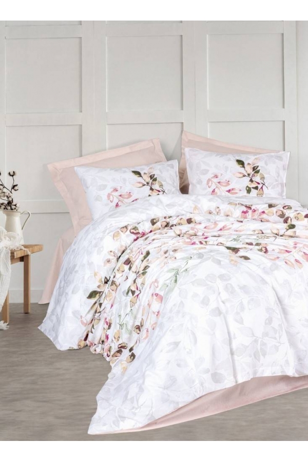 Cotton Box Modeline Brice Bej Tek Kişilik Nevresim Takımı