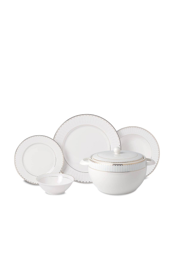 Korkmaz A8369 Perla Coll. 60 Parça Yemek Tk. Yuvarlak