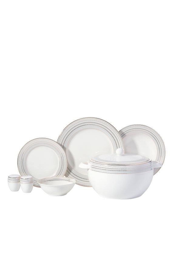 Korkmaz A8378 Perla Coll. 60 Parça Yemek Takımı Yvr.
