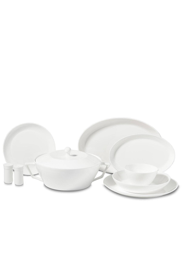 Korkmaz A8265 Lines Coll. 58 Parça Yemek Takımı Yvr.