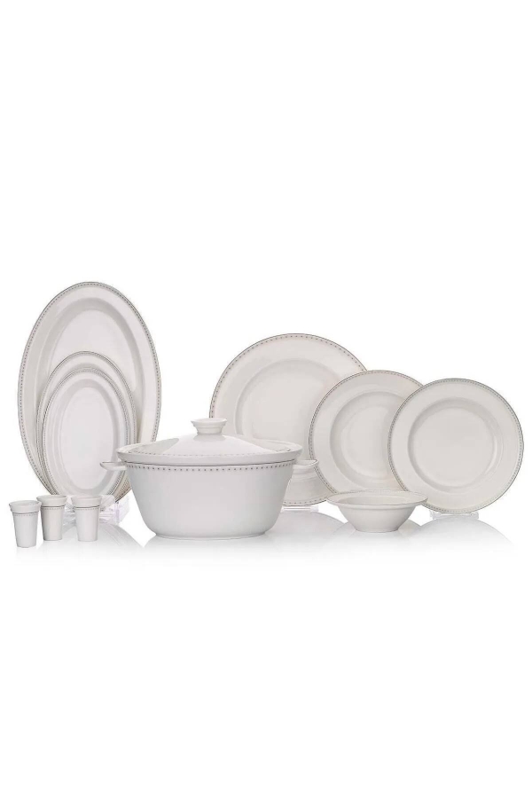 Schafer Quen Classy Gümüş 60 Parça Yemek Takımı