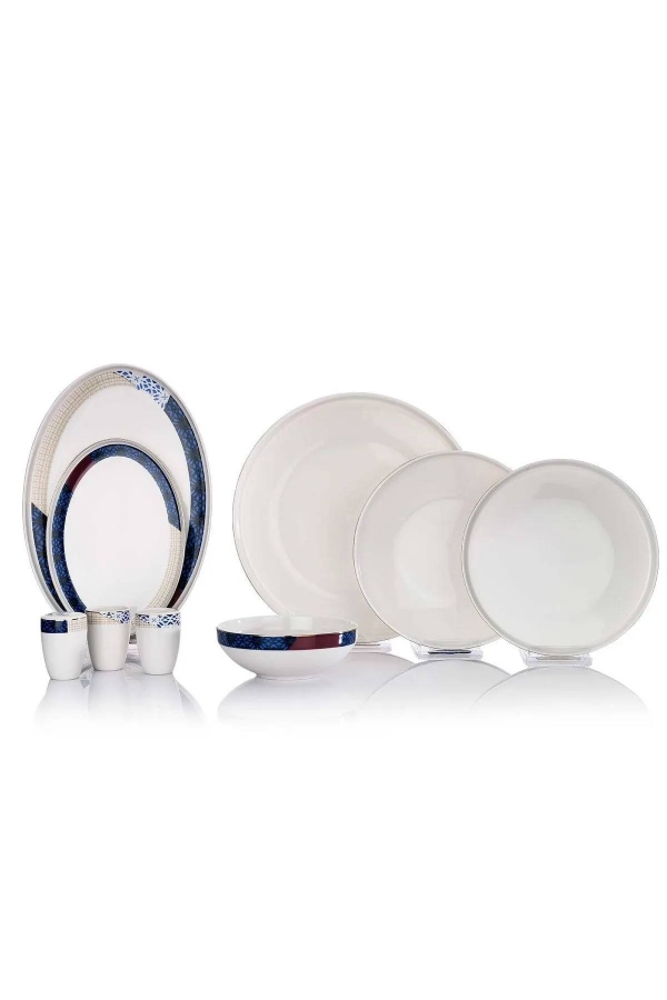 Schafer Adel Motif Platin 56 Parça Yemek Takımı