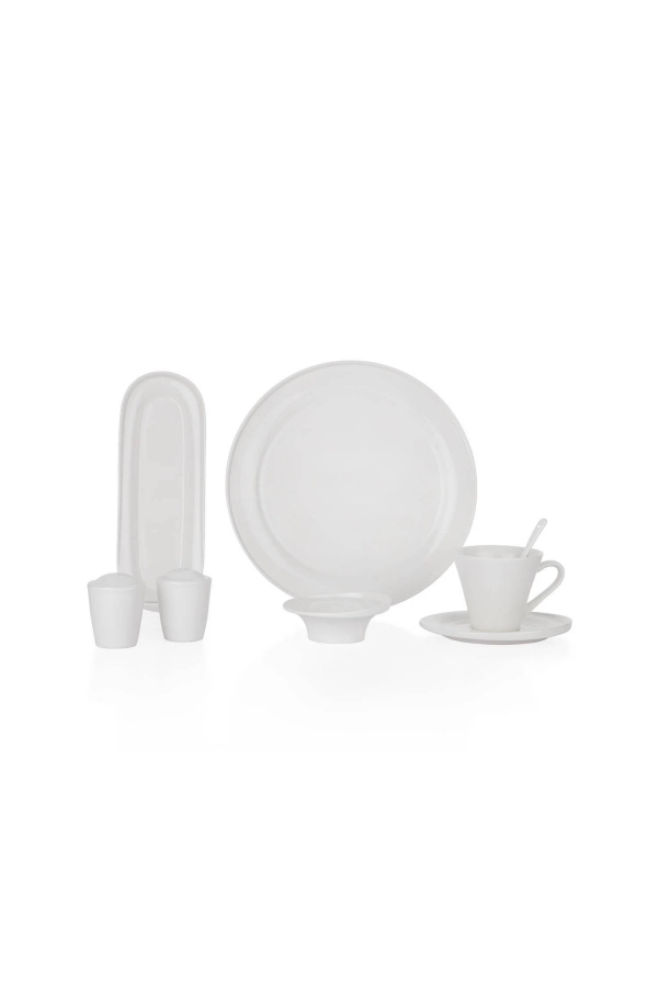 Schafer Weekend Beyaz 05 Kahvaltı Takımı 36 Parça