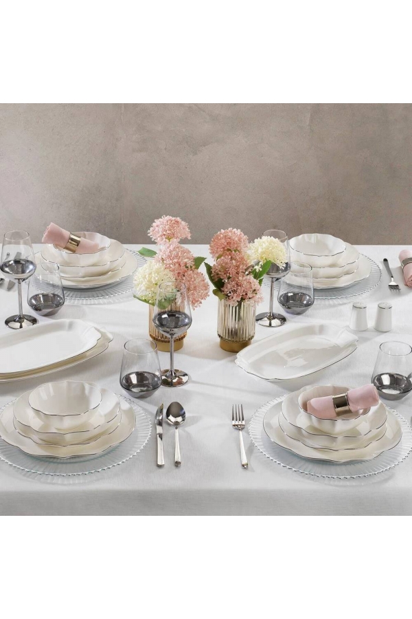 Schafer Lina Plt01 56 Parça Yemek Takımı