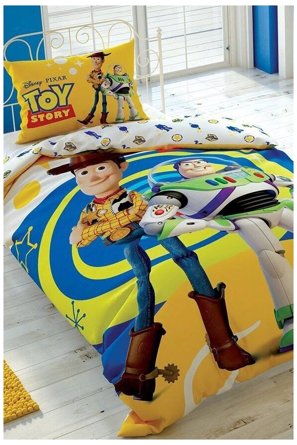 Taç Lisanslı Toy Story 4 Tek Kişilik Nevresim Takımı