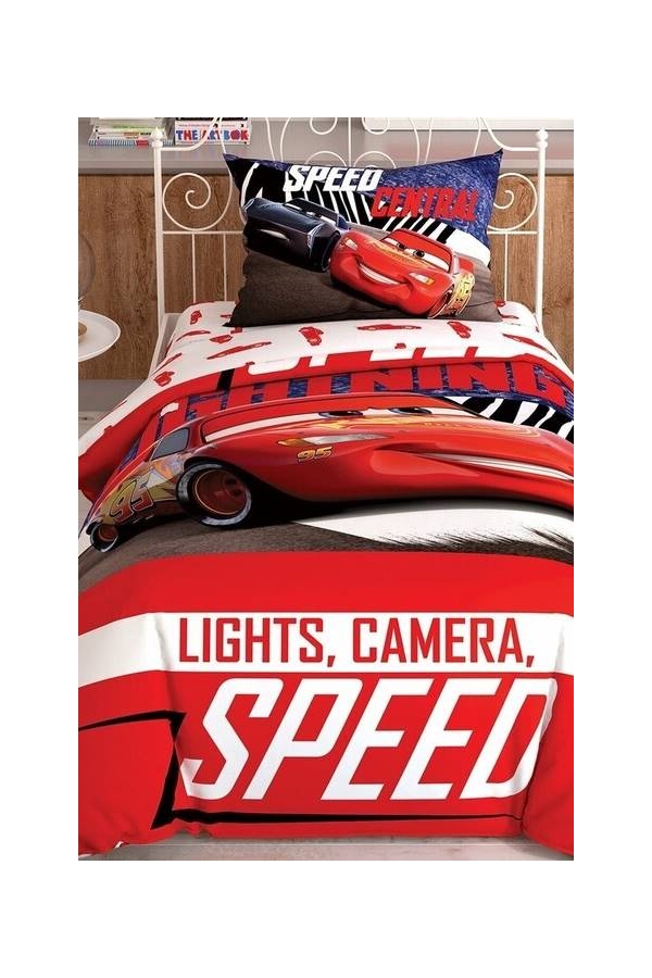 Taç Lisanslı Disney Cars Spectator Tek Kişilik Nevresim Tk.
