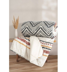 Cotton Box Velvet Dalya Felix Bej Tek Kişilik Yorgan