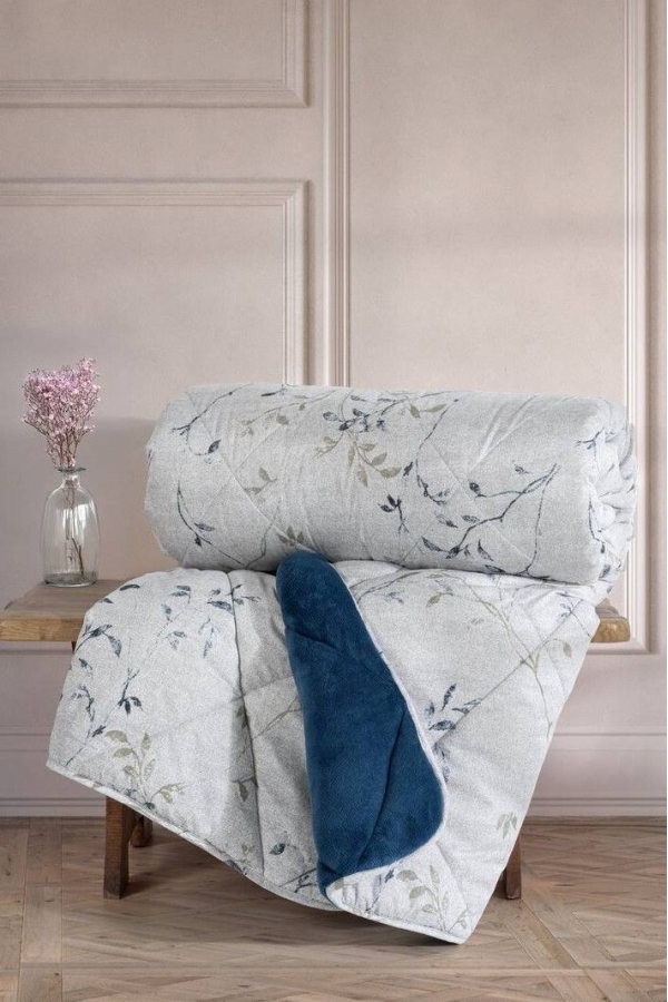 Cotton Box Velvet Nitsa Denim Tek Kişilik Yorgan