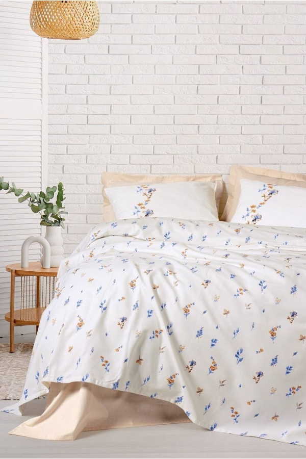 Cotton Box Feliz Somon Çift Kişilik Pike Takımı