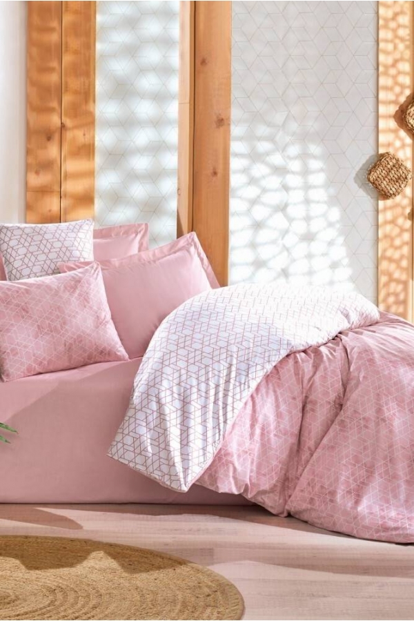 Cotton Box Minimal Best Pembe Dört Mevsim Çift Kişilik