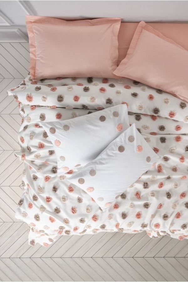 Cotton Box Bonny Alvin Somon Çift Kişilik Pike Takımı