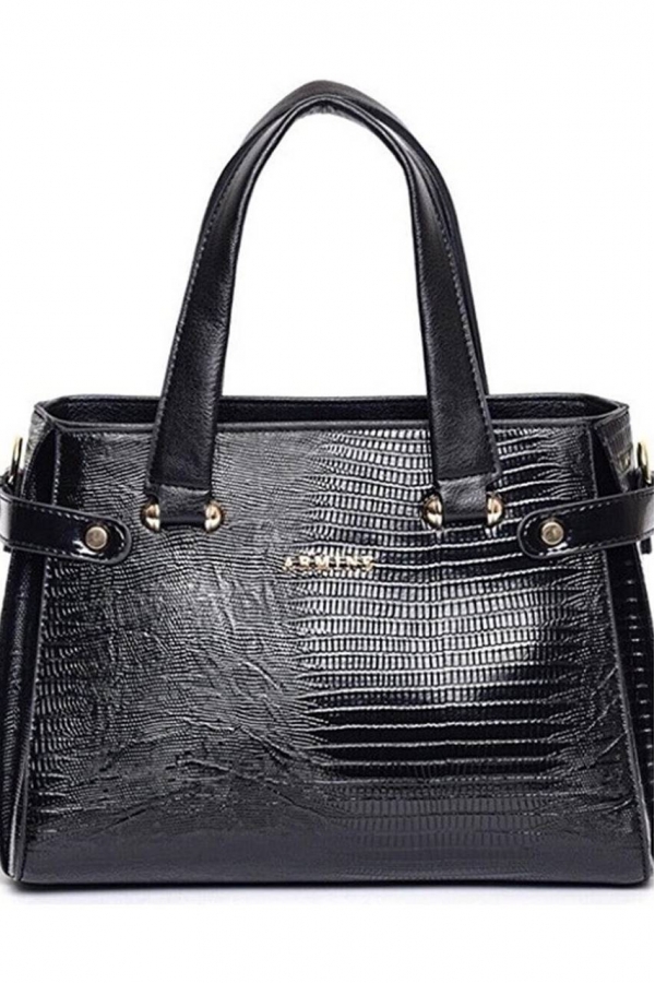 Armine 172 Siyah Croco Bayan Çanta