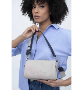 United Colors Of Benetton BNT 1364 Beyaz-Lacivert Çanta