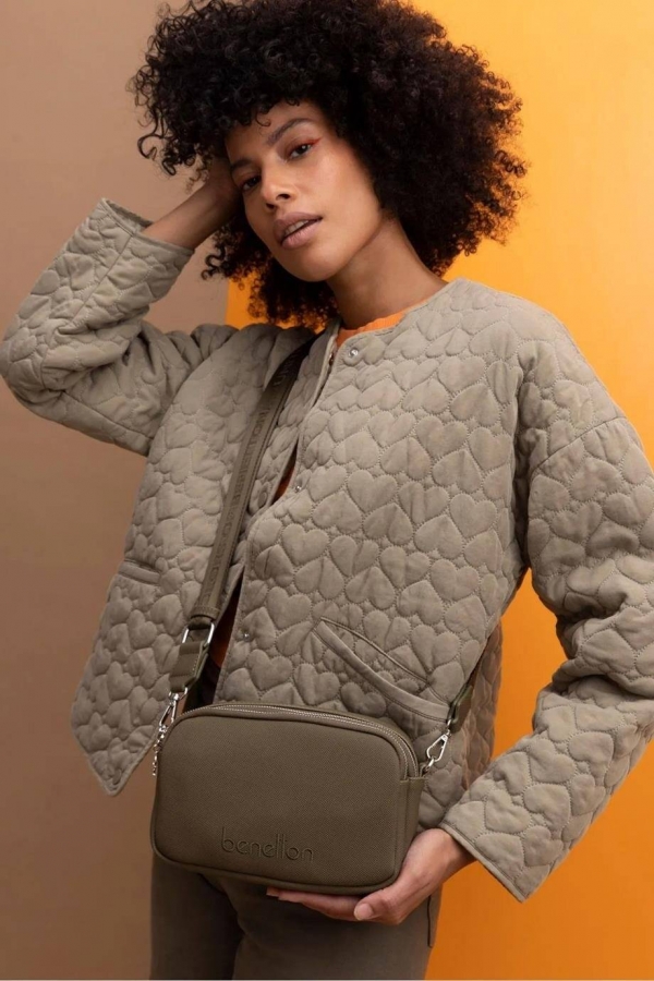 United Colors Of Benetton BNT 1408 Haki Çanta