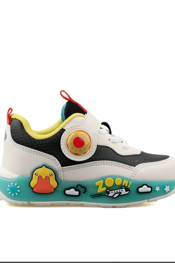 Pepino 1739 Bebe Spor Ayakkabı Siyah-Krem