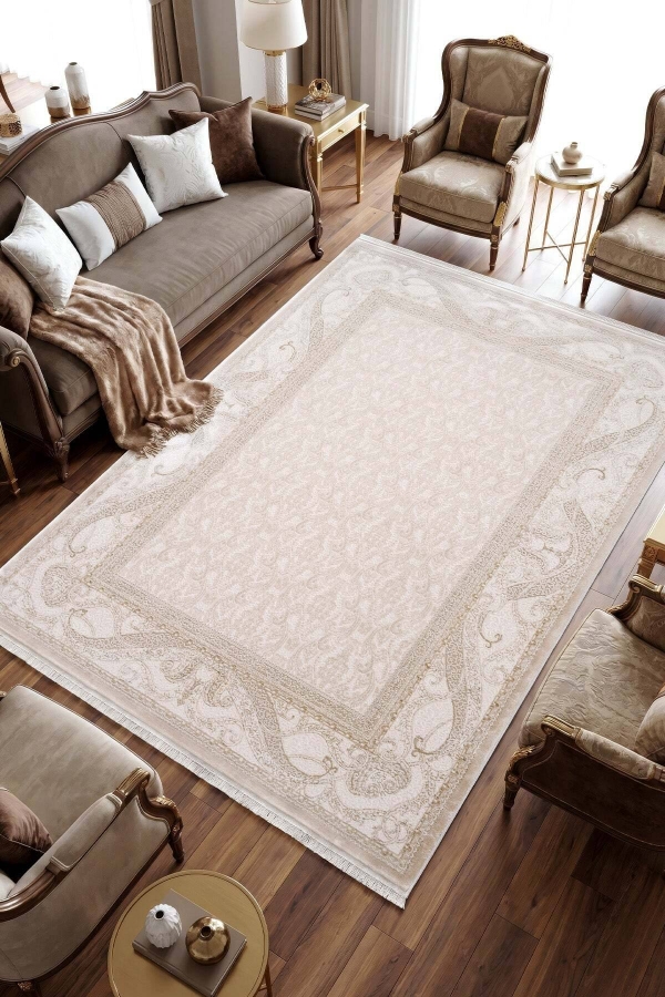 Koza Şimal A3549B Bej Halı