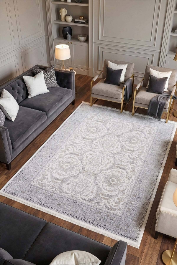 Koza Şimal A3551A Gri Halı
