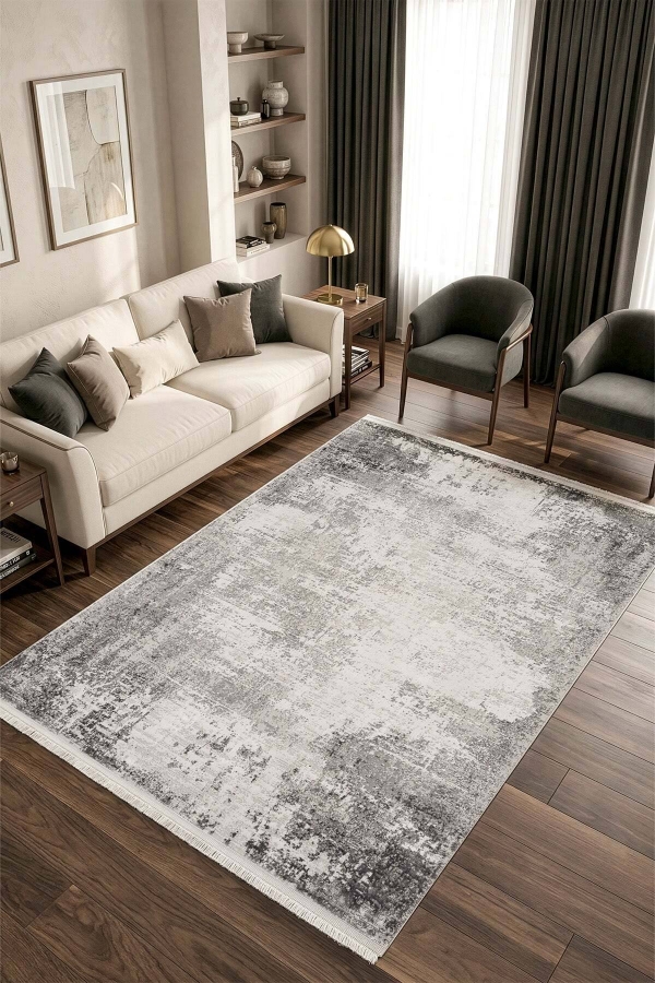 Koza Oasıs A0682B Gri Halı