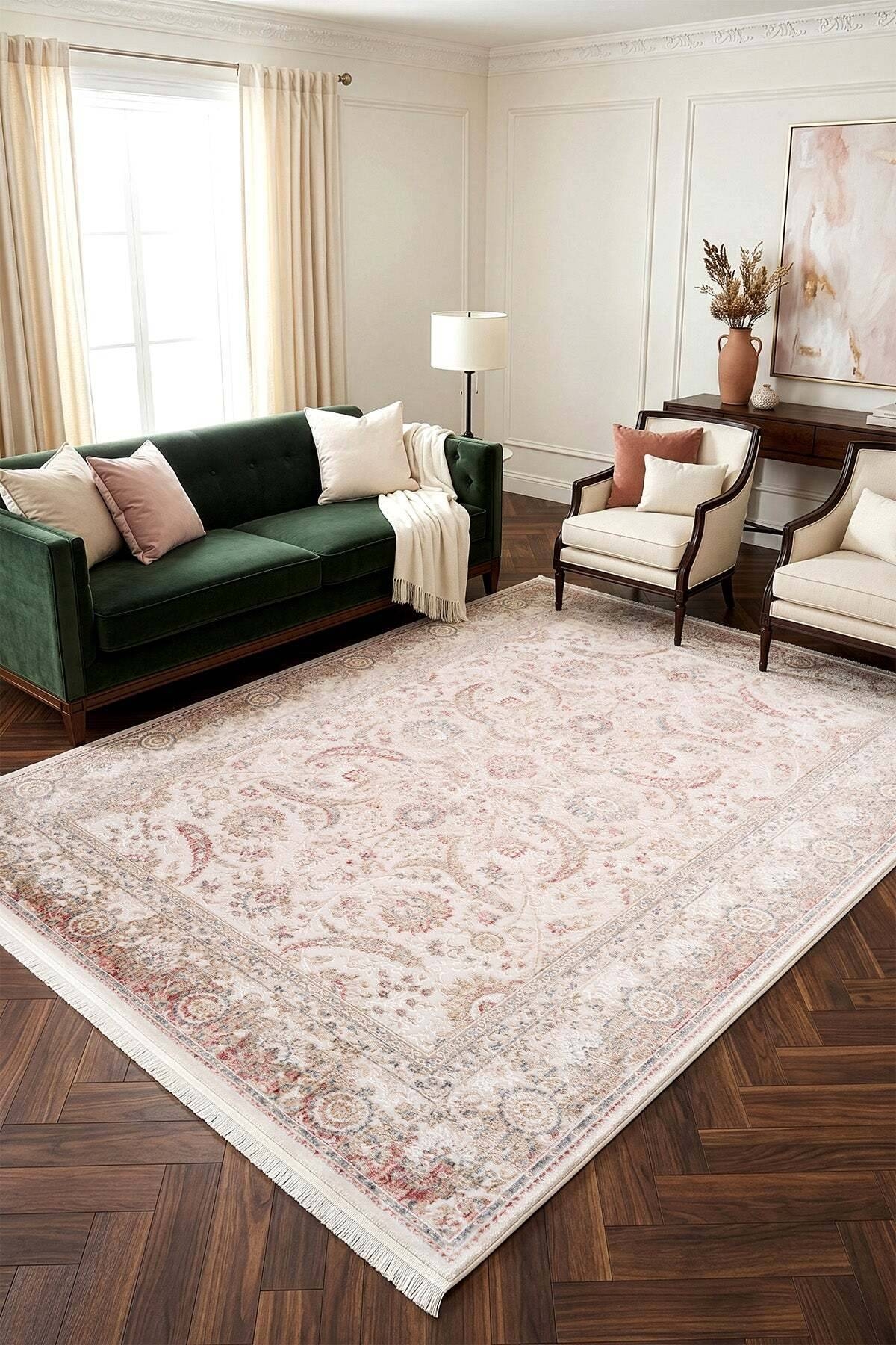 Koza Safir A1230B Krem Halı