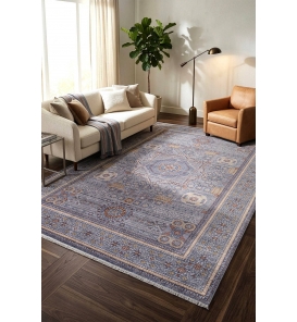 Koza Bergama A6104D Krem Halı