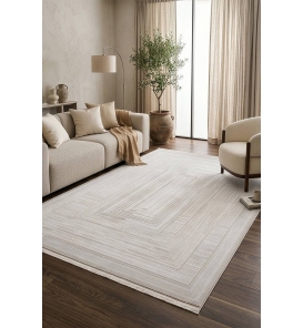 Koza Bergama A6100A Krem Halı