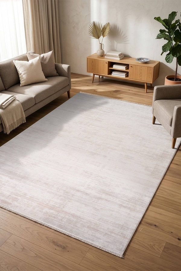 Koza Bergama A6102B Krem Halı