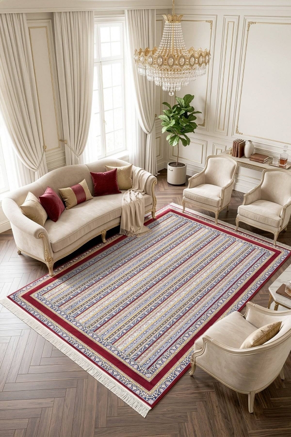 Koza Buhara A5978A Bordo Halı