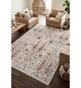 Koza Bohem A5851A Krem Halı