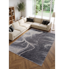 Calvin Klein Modern Sheen A3482C Gri Bej Halı