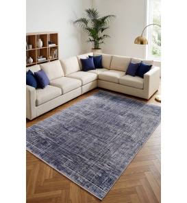 Calvin Klein Modern Sheen A3485B Mavi Halı