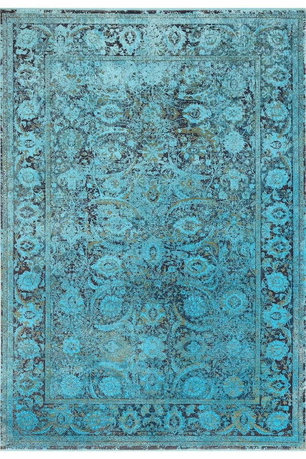 Empera Halı Gordion 6074 Turkuaz Halı