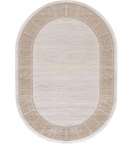 Empera Halı Soho House 3910 OVAL Bej Halı