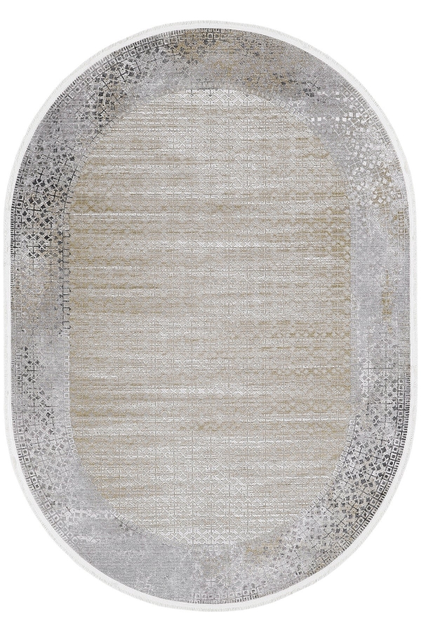Empera Halı Soho Mood 4602 OVAL Bej Halı