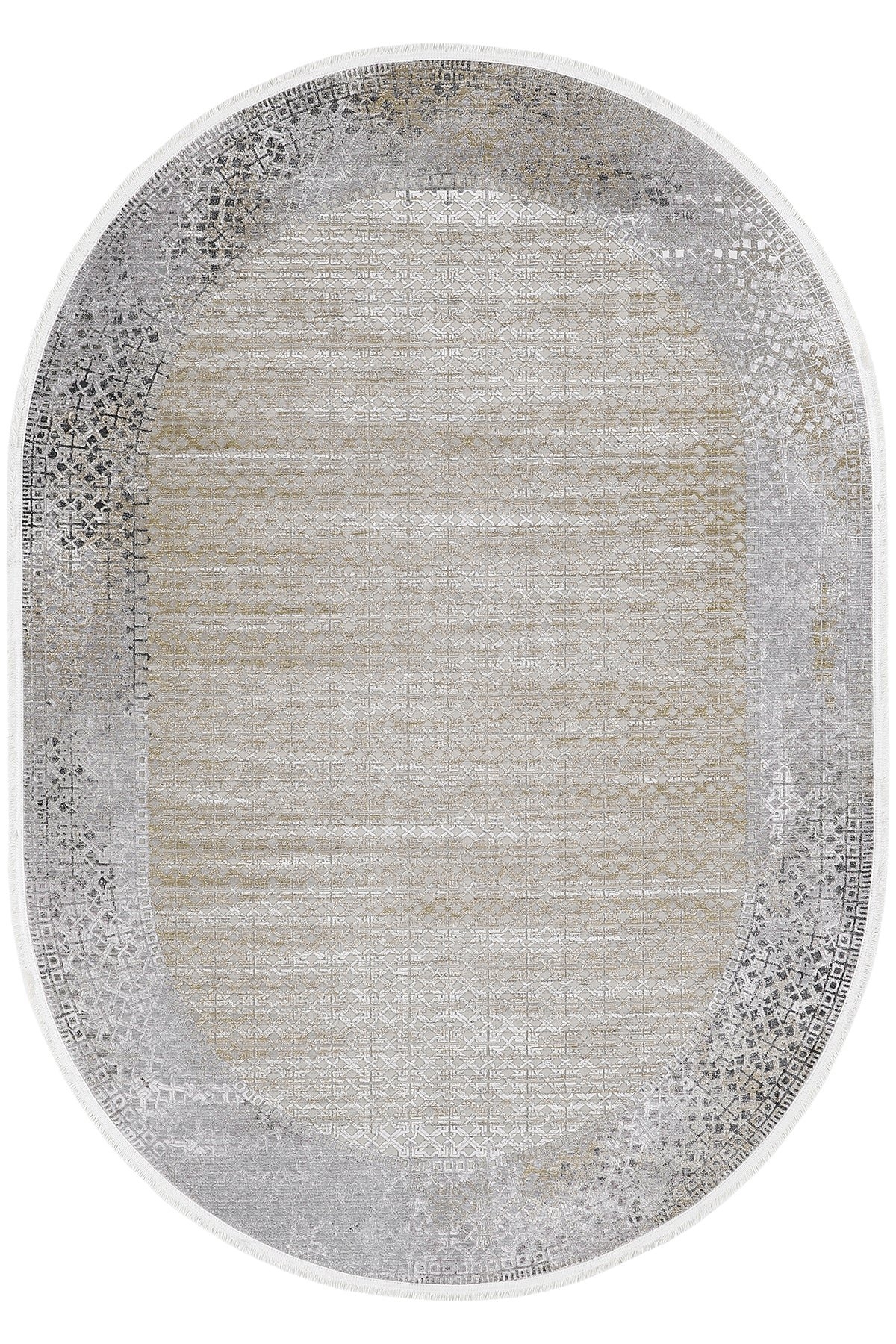 Empera Halı Soho Mood 4602 OVAL Bej Halı