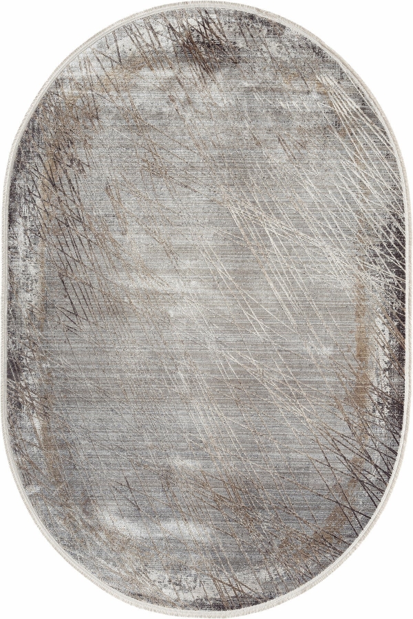 Empera Halı Soho Mood 4605 OVAL Gri Halı